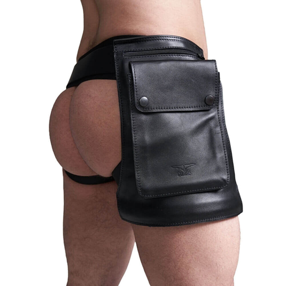 Leather Party Pocket Holster - große Tasche, Bild 4