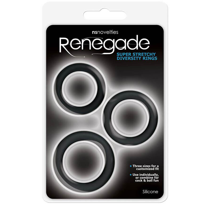 Renegade Cock Ring 3er Pack Renegade Cock Ring 3er Pack