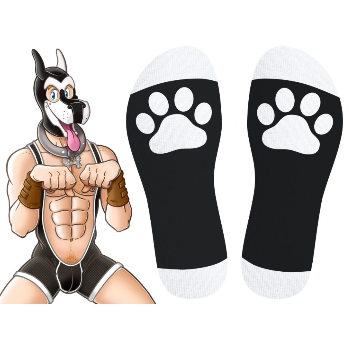 SneakXX Long Socks - Good Boy Black, Bild 2