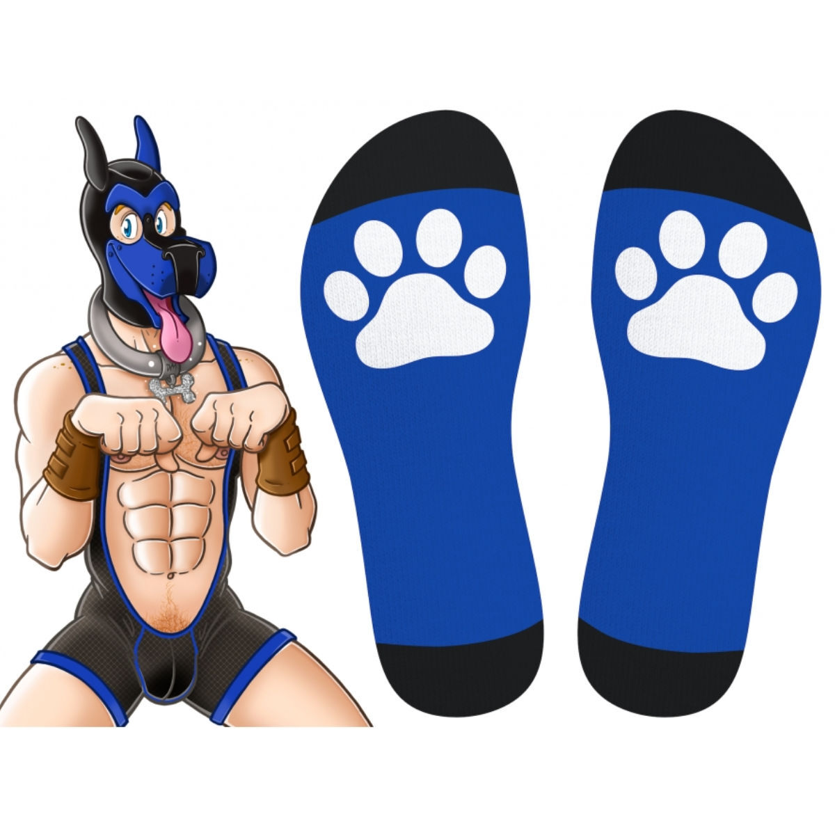SneakXX Long Socks - Good Boy Blue, Bild 2