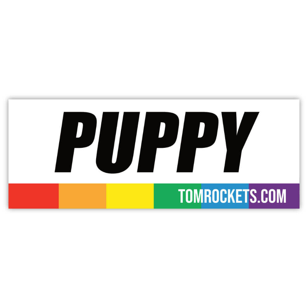 Sticker - Name Tag: Puppy