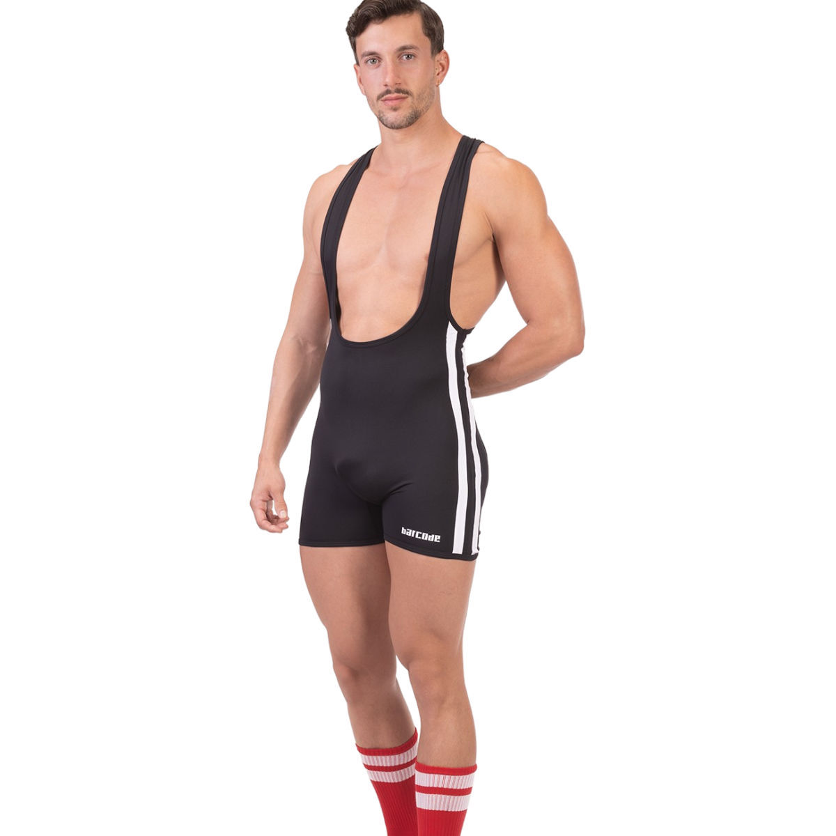 Barcode Singlet Dastin - Black White Barcode Singlet Dastin - Black White