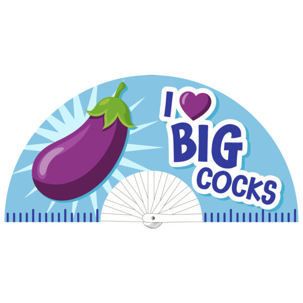 XXL Fächer - I Love Big Cocks | Tom Rockets