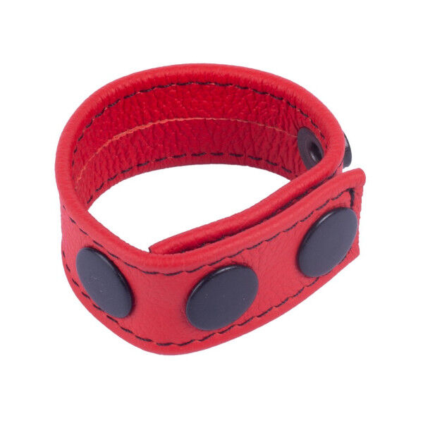 Leather Cockring Red | Tom Rockets