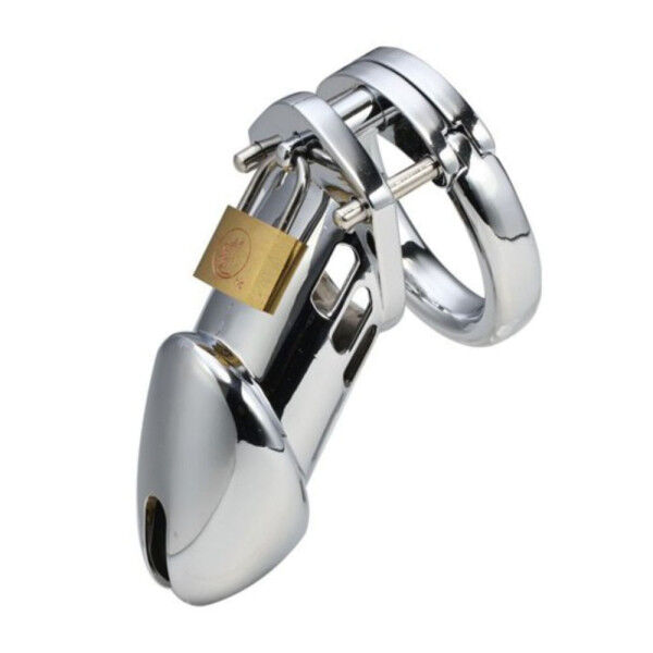 Steel Padlock Chastity Cagel 8 x 3,5 cm | Hot Candy English
