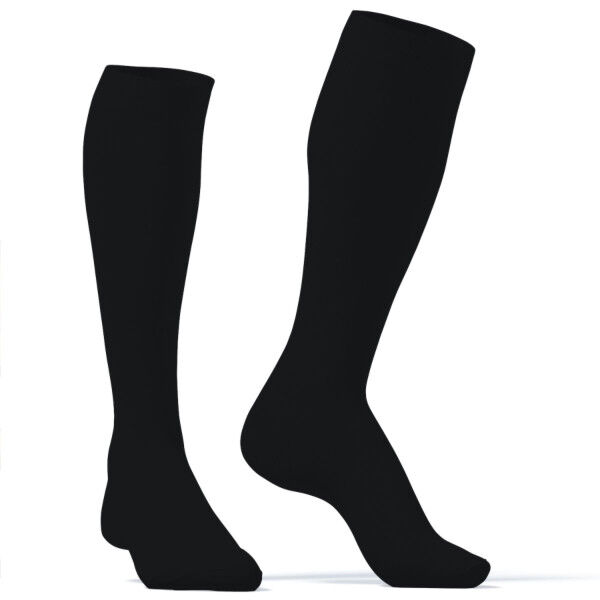 SneakXX Long Socks - All Black | Tom Rockets
