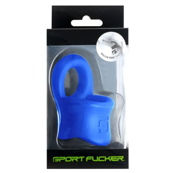 Liquid Silicone Baller Ring Blue | Hot Candy English
