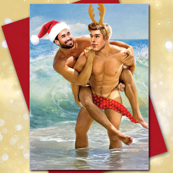 Christmas Card Beach X-Mas | Tom Rocket's