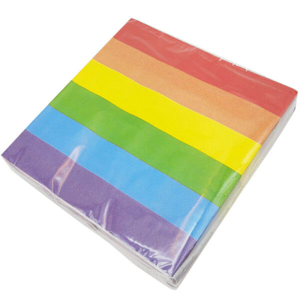 Rainbow napkins 20 pcs | Tom Rocket's
