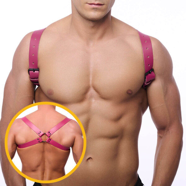 The Red Shoulder Harness - Pink | Tom Rockets