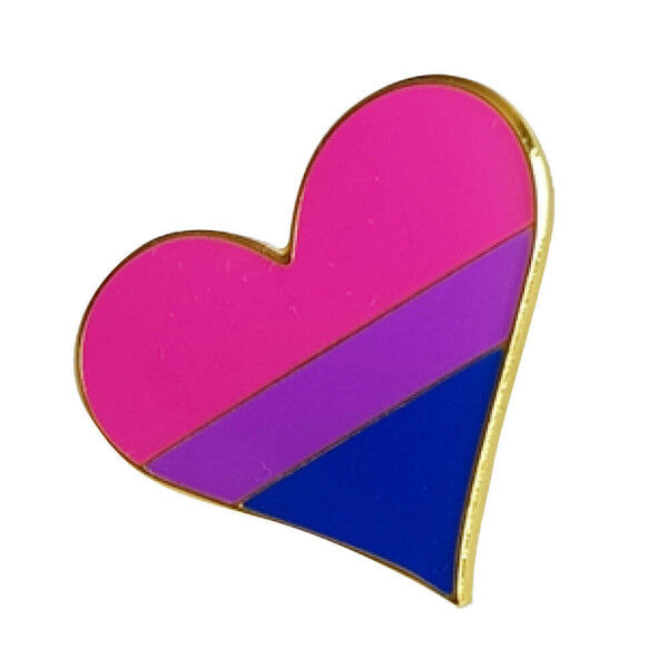Anstecker Pin Bi Sexual Heart | Tom Rockets