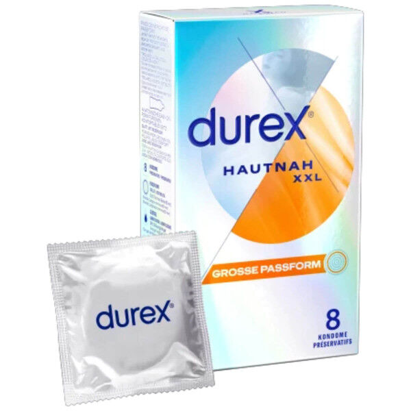 Durex Hautnah XXL 8er Packung | Hot Candy