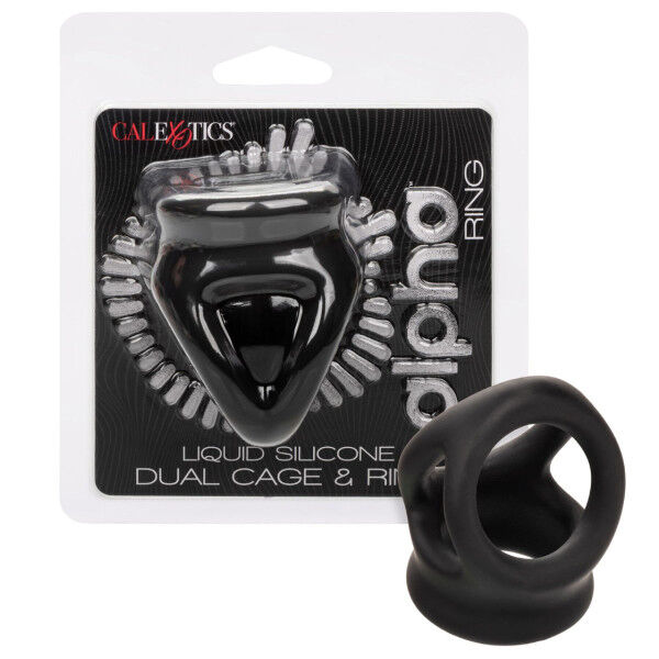 Alpha Dual Cage Cock & Ball Ring | Tom Rockets