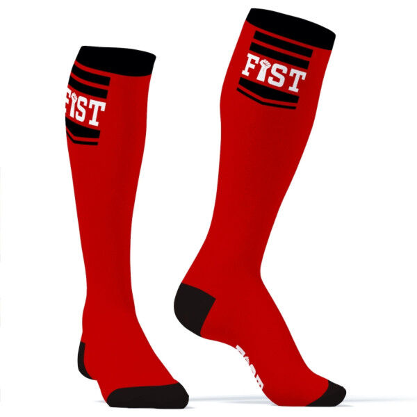 SneakXX Long Socks Red - Fist | Hot Candy
