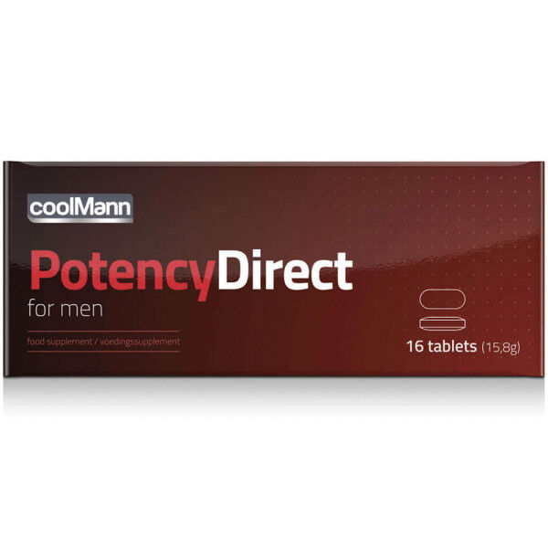 CoolMann Potency Direct 16 Tabs - Soforteffekt | Hot Candy English