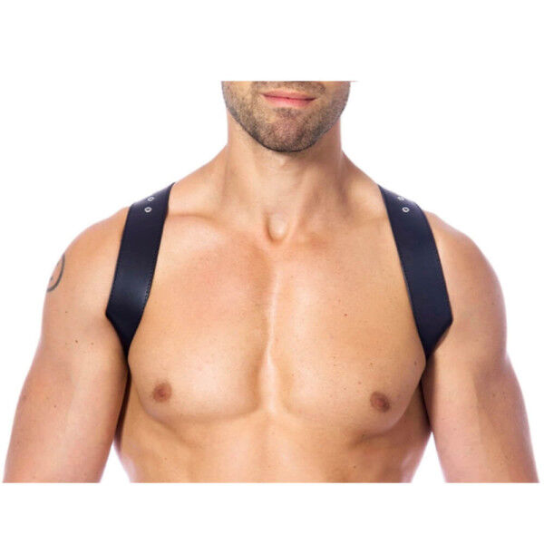 X Leather Shoulder Harness | Hot Candy