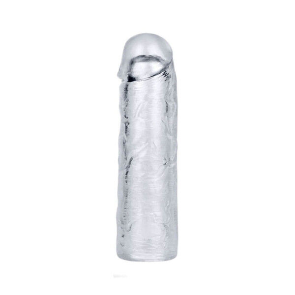 Crystal Clear Cock Sleeve Large | Hot Candy English