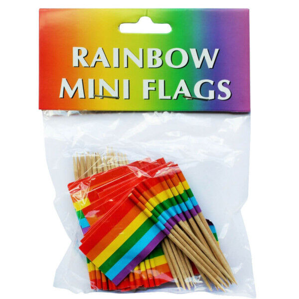 Rainbow Toothpicks Flags | Tom Rocket's