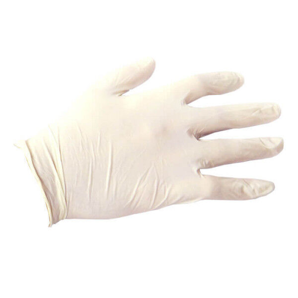 Single Use Latex Gloves White | Tom Rocket's