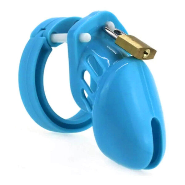 Chastity Cage Silicone Azure 7 x 3,3 cm | Tom Rocket's