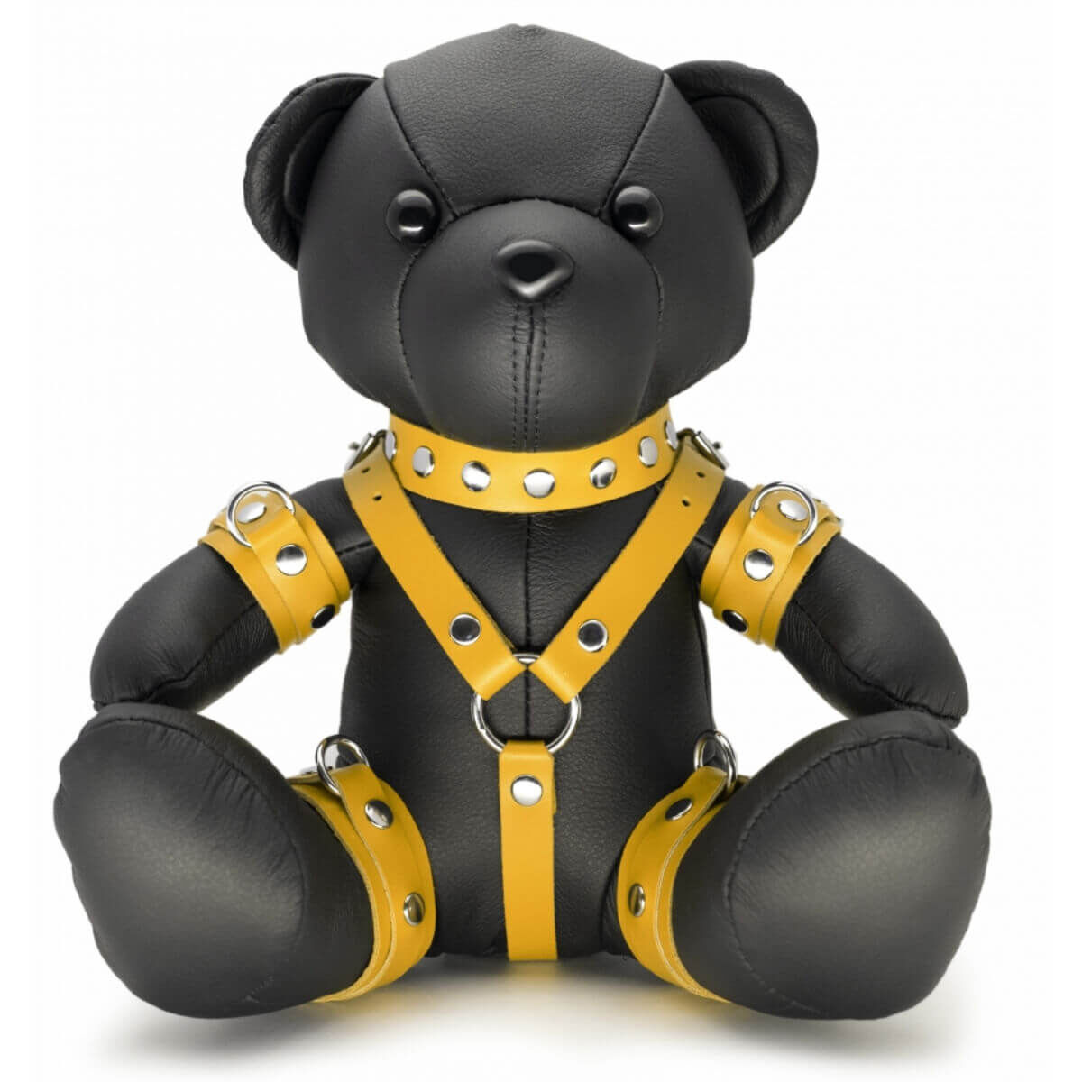 Eddy The BDSM Teddy | Yellow Harness