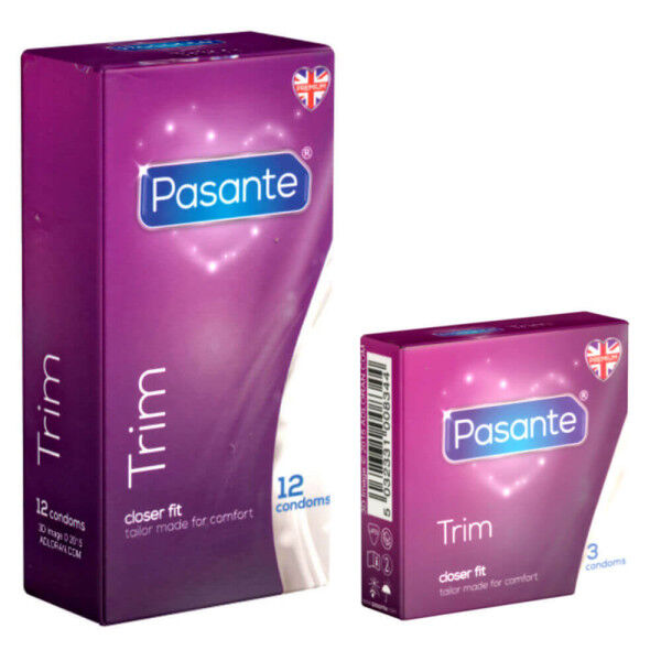 Pasante Trim Tight Fit Condoms | Hot Candy