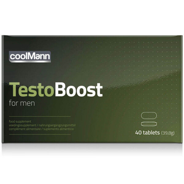 CoolMann Testo Boost 40 Tabs - Kur | Hot Candy