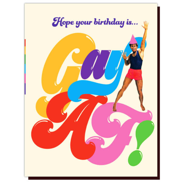 Birthday Card Gay AF | Tom Rocket's