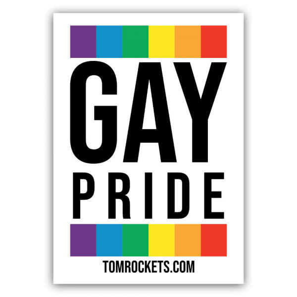 Sticker - GAY PRIDE | Tom Rocket's