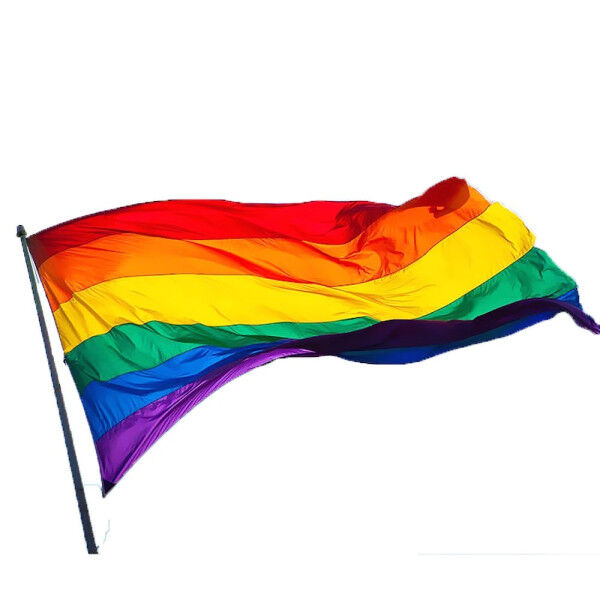 Rainbow flag with eyelets 120x180 cm | Tom Rocket's