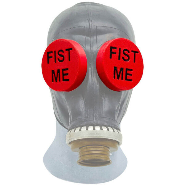 Gas Mask Rubber Clips - FIST ME | Hot Candy